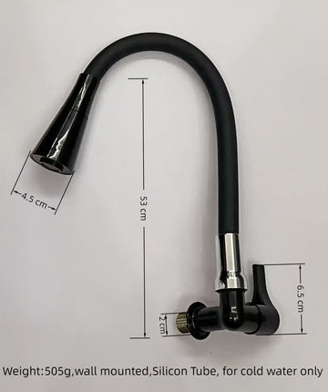 360° Rotatable Sink Faucet with 2 Outlet Modes - Silicone Material for Universal Kitchen Use