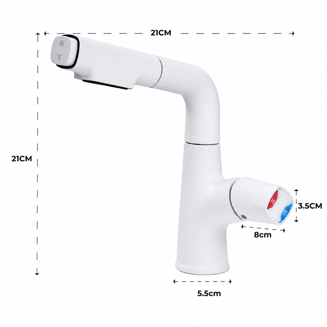 XH-137 304 Stainless Steel Pull-out Faucet