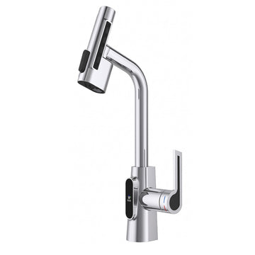 BTC002 Cold and Hot Pull-out Waterfall Faucet for Washbasin