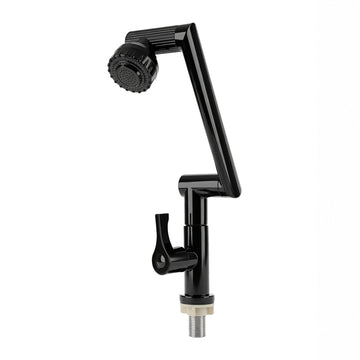 TG-027 BLACK Stainless Steel Universal Rotating Faucet
