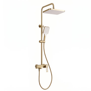 YH-001 Milk White Shower Set