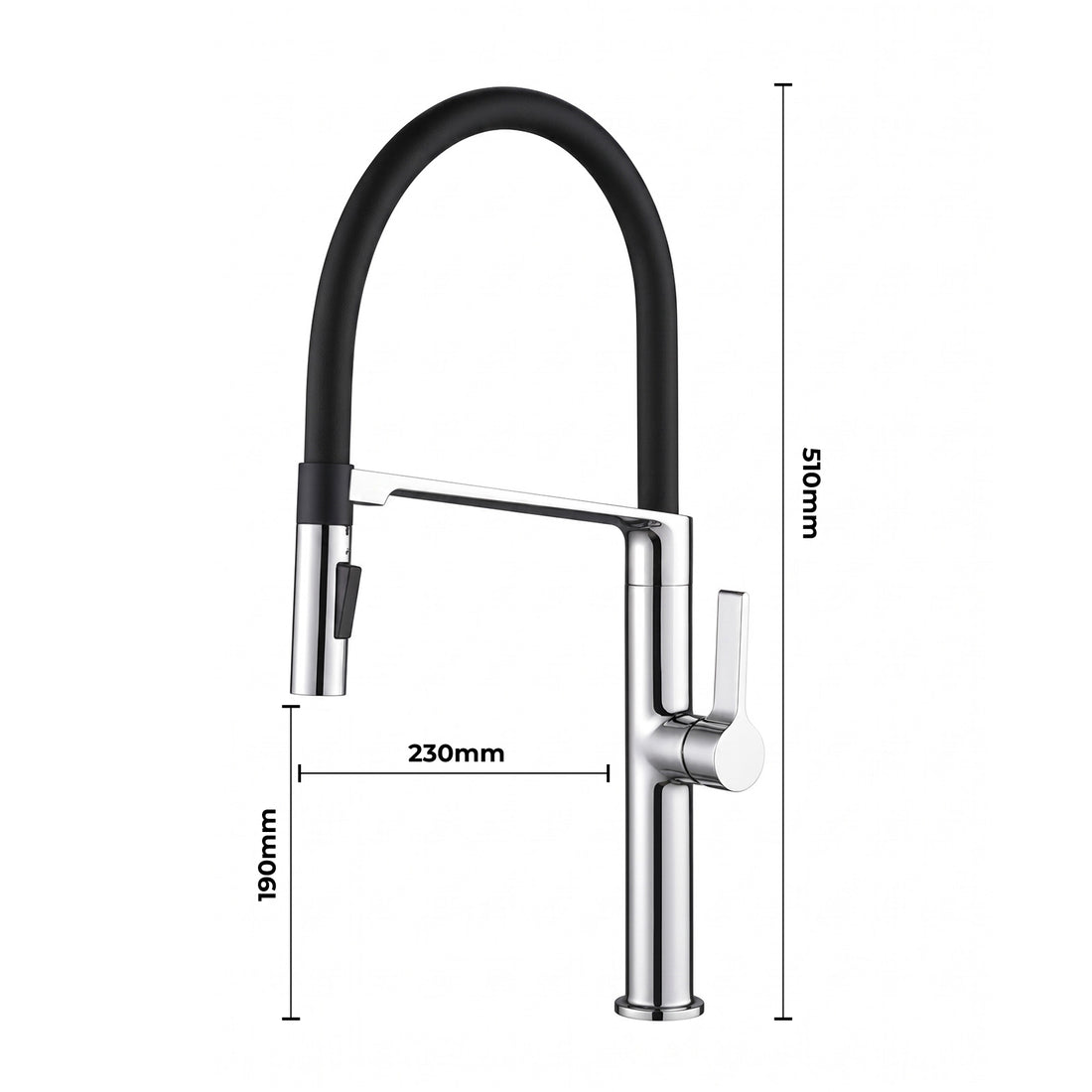 YH-017 Kitchen Pull-out Faucet, Universal Magnetic Suction Faucet